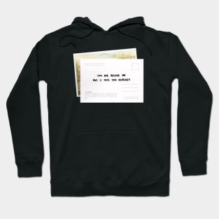 I Miss You Postcard Hoodie